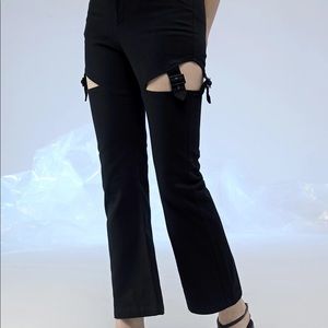 CIDER Charlie’s Angels Black Buckle Pants